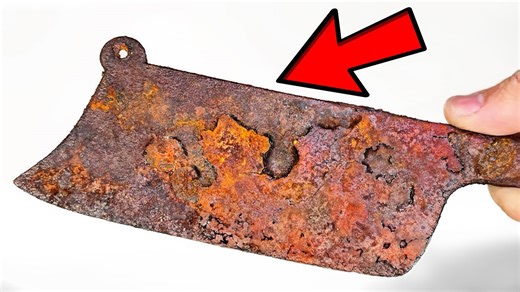 I resurrected a rusty knife for just $5! 🔥