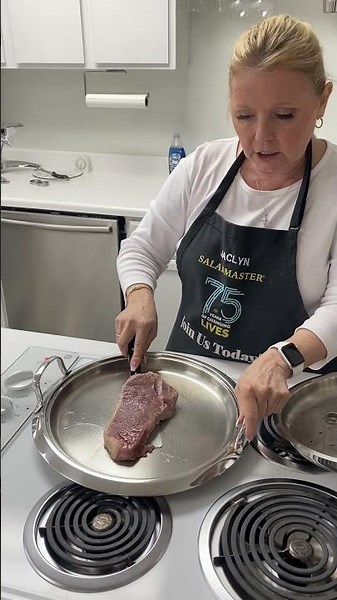 Steak in 6️⃣ Minutes ♨️ Healthy Cooking using Saladmaste #cookingclasses #food #saladmaster