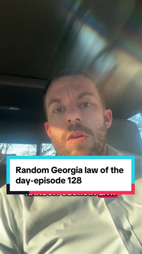 Random Georgia law of the day-episode 128 #traffic #moveover #georgia #lawyer