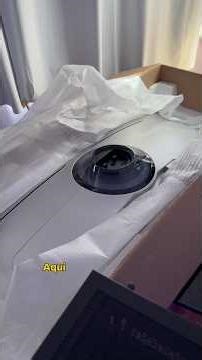 This is the Samsung Odyssey G9 49-inch monitor. 240Hz 0.03ms refresh rate OLED.