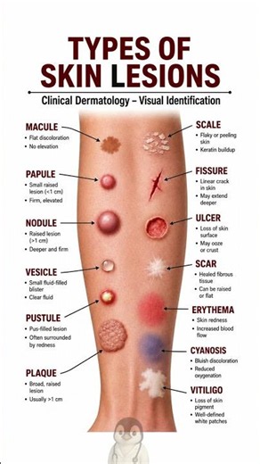 TYPES OF SKIN LESIONS