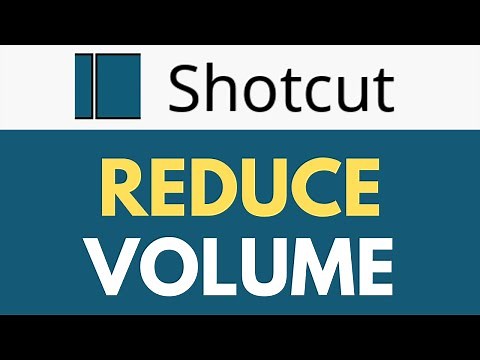 How To Reduce Volume in Shotcut | Lower Audio Volume | Shotcut Tutorial