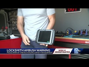 Thieves steal key fob computer programmer