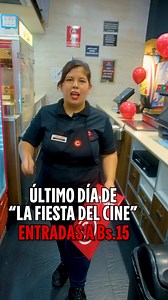 12K views · 96 reactions | ÚLTIMO DÍA DE LA FIESTA DEL CINE ¡Ven a disfrutar con los peques y toda la familia con entradas desde Bs. 15 y refill en combos especiales de confitería! . tinyurl.com/FiestaDelCine-cnk Salas 2D: Bs.15 Sala XD: Bs.20 Butacas Dbox: Bs.25 Salas Premier: Bs.30 | Cinemark Bolivia | Facebook