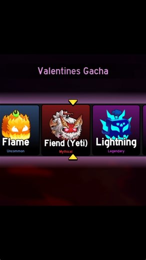 Rolling valentine gacha scam 1 #roblox #bloxfruits #gaming