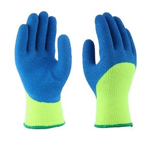 [Hot Item] Industrial Safety Rubber Hand Protective Wholesale Construction Anti Slip Grip Heavy Duty Latex Coated Working Glove