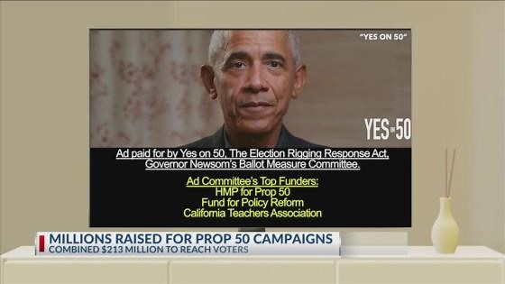 Barack Obama joins California Yes on Prop 50 ad blitz