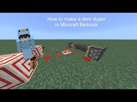 How to make an item duper in Minecraft Bedrock