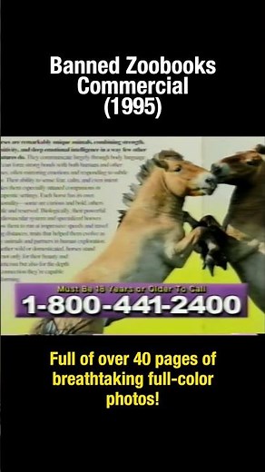 Banned Zoobooks Commercial (1995)