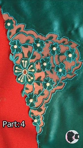 Beautiful cutwork Sleeve Design full tutorial part 4 #sewingideas #sewinghacks#virals🥰 #latestfashion #uniquesleevesdesign | Fatima Collections