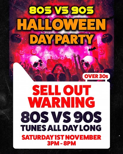 Halloween Day Party comes to Cheltenham 🎃 Halloween Saturday at Home & Botanic 🪩 Click Learn More for all info! ↓ | Halloween Day Parties