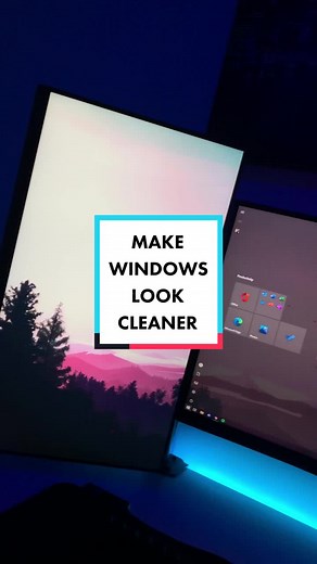 Make your pc look SO much cleaner🔥 #windows #windows10 #pc #setup #start