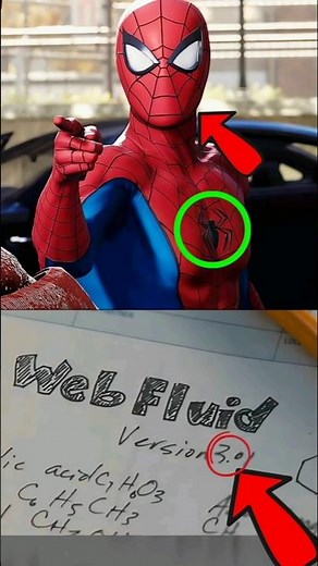 Spiderman made web fluid version 3.0 🤯#shorts