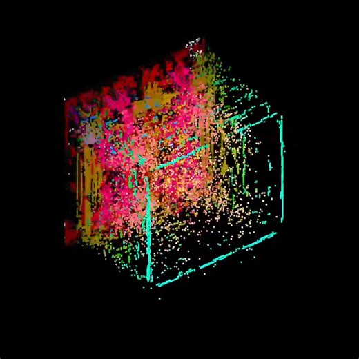 Benjamin Bardou on Instagram: "Buffer Memories: a Latent Computational Time Buffer Memories is a side-project that explores the invisible information moving through computer chips, where data waits before taking form. Running in realtime (HTML/WebGL). Sound on! (work in progress)"