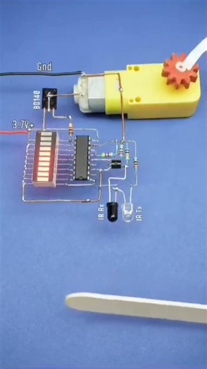 🔥 Proximity Sensor That Controls a Motor Automatically