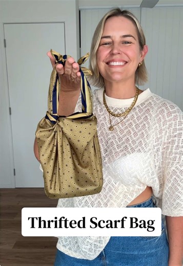 Create a Stylish Handbag Using Thrifted Scarves