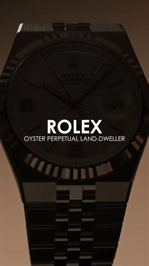 300K views · 291 reactions | Unveiled at Watches and Wonders Geneva, Rolex’s new Land-Dweller comes in 36 and 40mm, featuring a honeycomb dial with open numerals or diamond markers and a sleek Flat Jubilee bracelet. Powered by the high-frequency calibre 7135, it delivers precision with every movement. #Rolex #LandDweller #watchesandwonders2025 | WatchesandWonders | Facebook