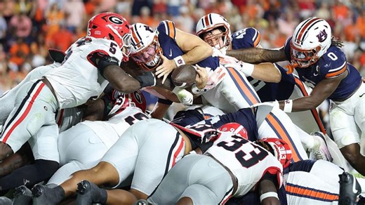 How a controversial replay ruling denied Auburn a score, flipped momentum to lead Georgia to victory
