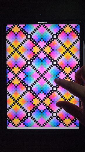 PROCREATE ART LATEST SHORTS • SEAMLESS PATTERN #aspirearty #new #patterndesign