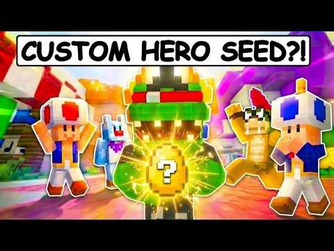 Crafting CUSTOM Mario Items in Minecraft!