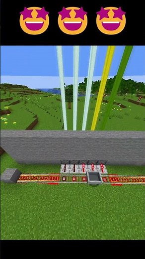 Colorful lasers in minecraft tutorial 🤩🤩🤩🤩