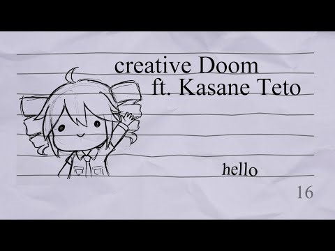 Creative Doom (ft. Kasane Teto) Lyrics Video [Hyperpop/Digicore]