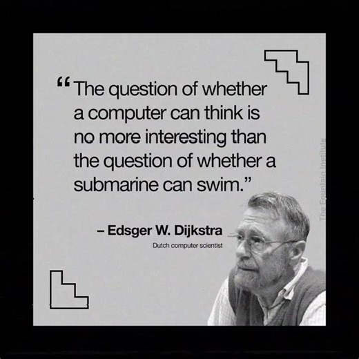 Edsger Dijkstra Quote on Thinking Computers