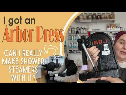 Can you make Shower Steamers with an Abor Press? Let's take one for a test run!