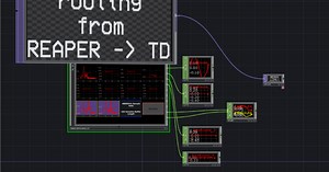 ReaRouteTD_MONO: Reaper   TouchDesigner for Easy Real-time Audio Reactive Vid (Tutorial   .tox file)