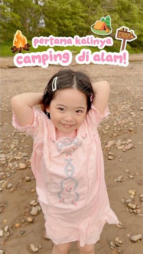 yuka-chan camping di tengah hutan kalimantan! #yukachan #camping #minivlog #kalimantan #family #vlog