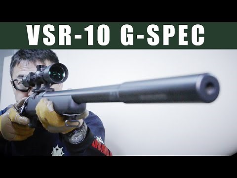 Tokyo Marui VSR-10 Pro Sniper G Spec - Pro Sniper Custom with Full Silencer Review #133