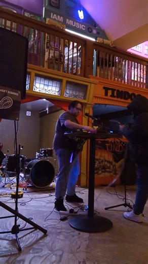 Laughing Water on Instagram: "Sixth video from the gig. This is the Hallucinosis Horror, a track I wrote about my experiences with alcoholic hallucinosis. #talkbox #novationcircuit"