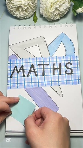 Idea For The First Page Maths 📐 #art #frontpage#shorts