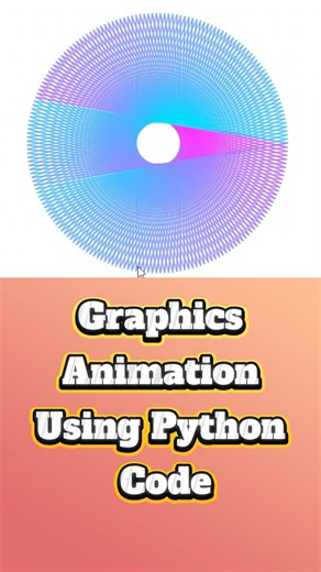 Learn this Animation With Python coding programming #python #pythonprogramming #shorts