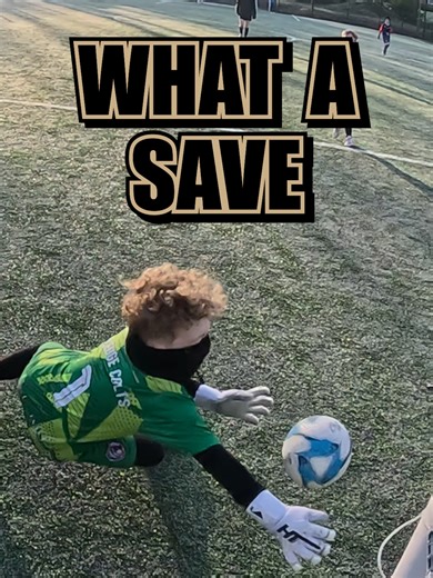Near post = CLOSED 🚫🧤 Strong dive, big save 💪⚽ Follow for more ⚽ #harveysaves #htready #grassrootsfootball #goalie #football #goalkeeper #soccer #keeper #footballreels #pov #gopro