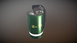 M18 Smoke Grenade - Download Free 3D model by Thunder (@thunderpwn)