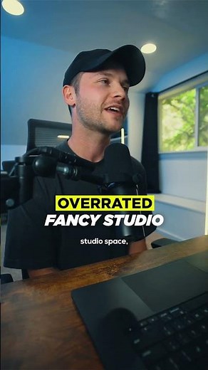 Fancy studios are overrated. 🎥