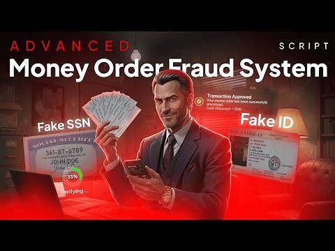 Advanced Money Order Fraud System | Mythic Studios | FiveM Script | ESX/QB/QBOX | 2026