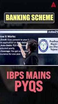 BANKING SCHEME : IBPS MAINS PYQs
