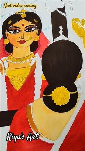 Bride Drawing 🫣❤️ #art #drawing #bride #beautiful