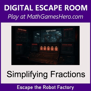 Simplifying Fractions | Digital Math Escape Room Game