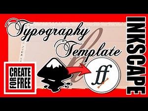 Typography Template Inkscape to FontForge