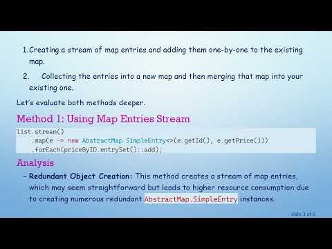 The Best Way to Fill a Map Using Java Streams: A Cleaner Code Approach