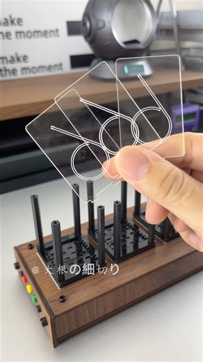 自分でハイテクな卓上時計を作って、あなたはどうやったと思いますか？#デジタルテクノロジー #時計 #テーブル #プレゼント #アイデア #手作り