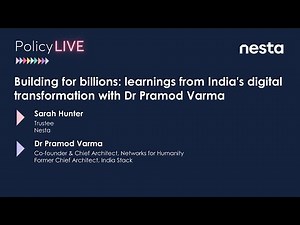 Building for billions: learnings from India's digital transformation with Pramod Varma | Policy Live