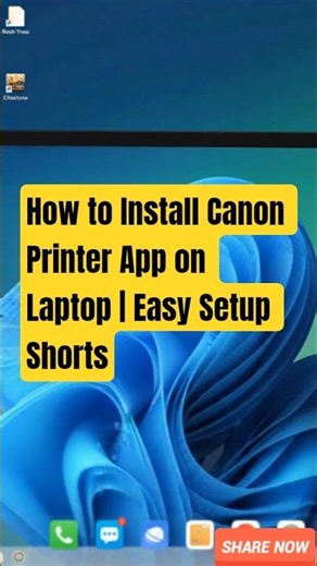 How to Install Canon Printer App on Laptop | Easy Setup Shorts #canonprinterinstall #canonappinstall