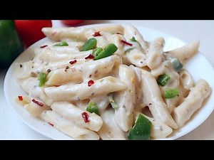 రెస్టారెంట్ స్టైల్ వైట్ సాస్ పాస్తా ఇలా చిటికెలో చేసిపెట్టండి సూపర్ గా తినేయచ్చు😋| How to Make Pasta