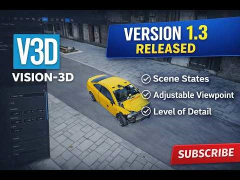 Vision 3D Version 1.3 Released! Update Video