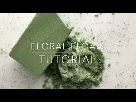 ASMR FLORAL FOAM SLIME TUTORIAL/COMPILATION // diySatisfying