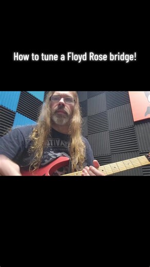 Cómo afinar un puente Floyd Rose de manera simple